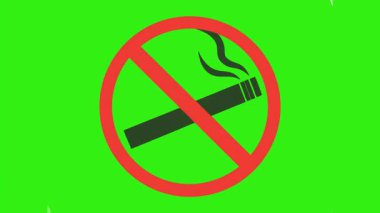 sigara simgesi yeşil ekran yok