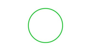 Onaylanmış işaret simgesi yeşil ekran