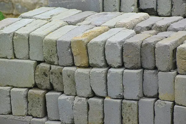 Eski gri tuğla duvarın dokusu