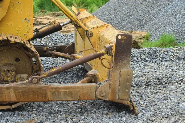 Şaşkınlık bölgesinde Sarı Buldozer Temizleme Taşı