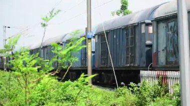 eşyalar treni yakın görünüm