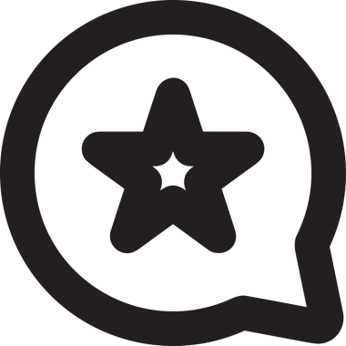 Siyah beyaz yorum simgesi, şeffaf arkaplan ile PNG biçiminde sunulmuştur. Basit ve minimalist tasarım, UI / UX, web uygulamaları, geri bildirim bölümleri veya iletişim görselleri için mükemmel. Çok yönlü dijital kullanım için temiz satırlar