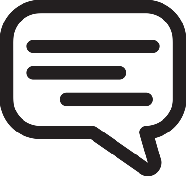 Siyah beyaz yorum simgesi, şeffaf arkaplan ile PNG biçiminde sunulmuştur. Basit ve minimalist tasarım, UI / UX, web uygulamaları, geri bildirim bölümleri veya iletişim görselleri için mükemmel. Çok yönlü dijital kullanım için temiz satırlar