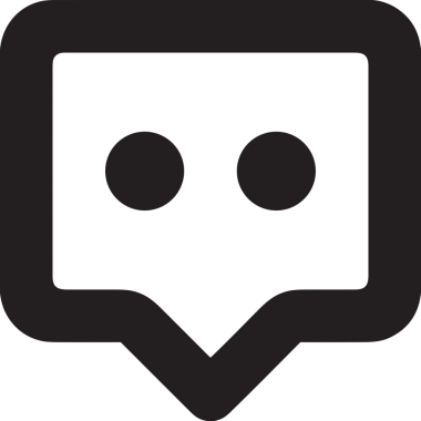 Siyah beyaz yorum simgesi, şeffaf arkaplan ile PNG biçiminde sunulmuştur. Basit ve minimalist tasarım, UI / UX, web uygulamaları, geri bildirim bölümleri veya iletişim görselleri için mükemmel. Çok yönlü dijital kullanım için temiz satırlar