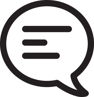 Siyah beyaz yorum simgesi, şeffaf arkaplan ile PNG biçiminde sunulmuştur. Basit ve minimalist tasarım, UI / UX, web uygulamaları, geri bildirim bölümleri veya iletişim görselleri için mükemmel. Çok yönlü dijital kullanım için temiz satırlar