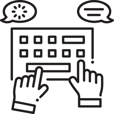 Siyah beyaz yorum simgesi, şeffaf arkaplan ile PNG biçiminde sunulmuştur. Basit ve minimalist tasarım, UI / UX, web uygulamaları, geri bildirim bölümleri veya iletişim görselleri için mükemmel. Çok yönlü dijital kullanım için temiz satırlar