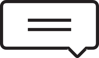 Siyah beyaz yorum simgesi, şeffaf arkaplan ile PNG biçiminde sunulmuştur. Basit ve minimalist tasarım, UI / UX, web uygulamaları, geri bildirim bölümleri veya iletişim görselleri için mükemmel. Çok yönlü dijital kullanım için temiz satırlar