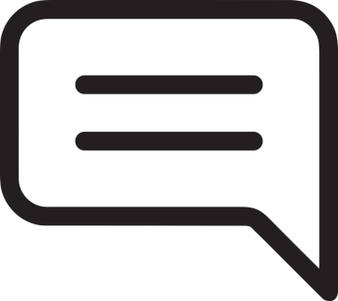 Siyah beyaz yorum simgesi, şeffaf arkaplan ile PNG biçiminde sunulmuştur. Basit ve minimalist tasarım, UI / UX, web uygulamaları, geri bildirim bölümleri veya iletişim görselleri için mükemmel. Çok yönlü dijital kullanım için temiz satırlar