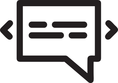 Siyah beyaz yorum simgesi, şeffaf arkaplan ile PNG biçiminde sunulmuştur. Basit ve minimalist tasarım, UI / UX, web uygulamaları, geri bildirim bölümleri veya iletişim görselleri için mükemmel. Çok yönlü dijital kullanım için temiz satırlar