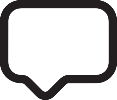 Siyah beyaz yorum simgesi, şeffaf arkaplan ile PNG biçiminde sunulmuştur. Basit ve minimalist tasarım, UI / UX, web uygulamaları, geri bildirim bölümleri veya iletişim görselleri için mükemmel. Çok yönlü dijital kullanım için temiz satırlar