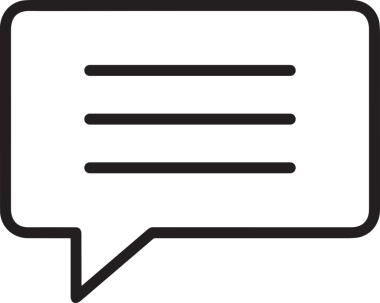 Siyah beyaz yorum simgesi, şeffaf arkaplan ile PNG biçiminde sunulmuştur. Basit ve minimalist tasarım, UI / UX, web uygulamaları, geri bildirim bölümleri veya iletişim görselleri için mükemmel. Çok yönlü dijital kullanım için temiz satırlar