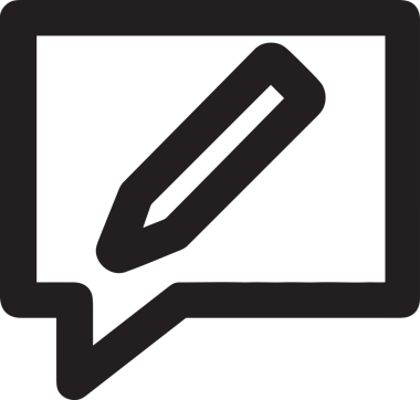 Siyah beyaz yorum simgesi, şeffaf arkaplan ile PNG biçiminde sunulmuştur. Basit ve minimalist tasarım, UI / UX, web uygulamaları, geri bildirim bölümleri veya iletişim görselleri için mükemmel. Çok yönlü dijital kullanım için temiz satırlar