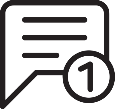 Siyah beyaz yorum simgesi, şeffaf arkaplan ile PNG biçiminde sunulmuştur. Basit ve minimalist tasarım, UI / UX, web uygulamaları, geri bildirim bölümleri veya iletişim görselleri için mükemmel. Çok yönlü dijital kullanım için temiz satırlar