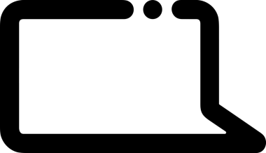 Siyah beyaz yorum simgesi, şeffaf arkaplan ile PNG biçiminde sunulmuştur. Basit ve minimalist tasarım, UI / UX, web uygulamaları, geri bildirim bölümleri veya iletişim görselleri için mükemmel. Çok yönlü dijital kullanım için temiz satırlar