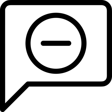 Siyah beyaz yorum simgesi, şeffaf arkaplan ile PNG biçiminde sunulmuştur. Basit ve minimalist tasarım, UI / UX, web uygulamaları, geri bildirim bölümleri veya iletişim görselleri için mükemmel. Çok yönlü dijital kullanım için temiz satırlar