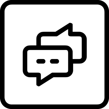 Siyah beyaz yorum simgesi, şeffaf arkaplan ile PNG biçiminde sunulmuştur. Basit ve minimalist tasarım, UI / UX, web uygulamaları, geri bildirim bölümleri veya iletişim görselleri için mükemmel. Çok yönlü dijital kullanım için temiz satırlar