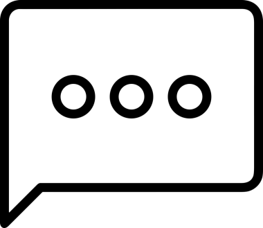 Siyah beyaz yorum simgesi, şeffaf arkaplan ile PNG biçiminde sunulmuştur. Basit ve minimalist tasarım, UI / UX, web uygulamaları, geri bildirim bölümleri veya iletişim görselleri için mükemmel. Çok yönlü dijital kullanım için temiz satırlar