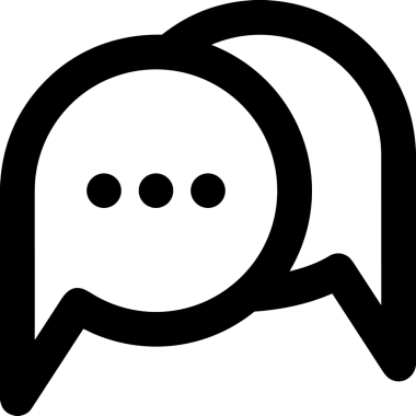 Siyah beyaz yorum simgesi, şeffaf arkaplan ile PNG biçiminde sunulmuştur. Basit ve minimalist tasarım, UI / UX, web uygulamaları, geri bildirim bölümleri veya iletişim görselleri için mükemmel. Çok yönlü dijital kullanım için temiz satırlar