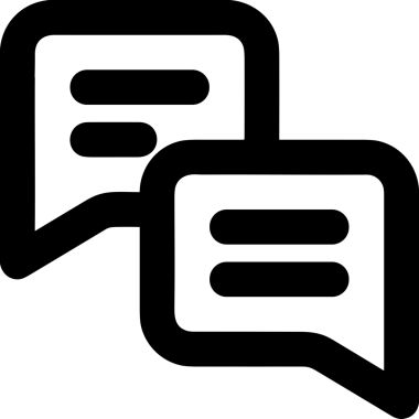 Siyah beyaz yorum simgesi, şeffaf arkaplan ile PNG biçiminde sunulmuştur. Basit ve minimalist tasarım, UI / UX, web uygulamaları, geri bildirim bölümleri veya iletişim görselleri için mükemmel. Çok yönlü dijital kullanım için temiz satırlar