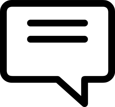 Siyah beyaz yorum simgesi, şeffaf arkaplan ile PNG biçiminde sunulmuştur. Basit ve minimalist tasarım, UI / UX, web uygulamaları, geri bildirim bölümleri veya iletişim görselleri için mükemmel. Çok yönlü dijital kullanım için temiz satırlar
