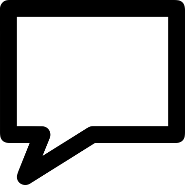 Siyah beyaz yorum simgesi, şeffaf arkaplan ile PNG biçiminde sunulmuştur. Basit ve minimalist tasarım, UI / UX, web uygulamaları, geri bildirim bölümleri veya iletişim görselleri için mükemmel. Çok yönlü dijital kullanım için temiz satırlar