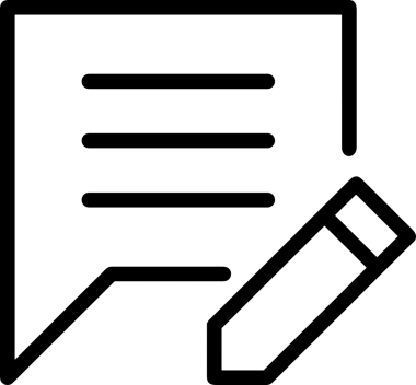 Siyah beyaz yorum simgesi, şeffaf arkaplan ile PNG biçiminde sunulmuştur. Basit ve minimalist tasarım, UI / UX, web uygulamaları, geri bildirim bölümleri veya iletişim görselleri için mükemmel. Çok yönlü dijital kullanım için temiz satırlar