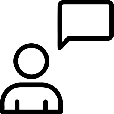 Siyah beyaz yorum simgesi, şeffaf arkaplan ile PNG biçiminde sunulmuştur. Basit ve minimalist tasarım, UI / UX, web uygulamaları, geri bildirim bölümleri veya iletişim görselleri için mükemmel. Çok yönlü dijital kullanım için temiz satırlar
