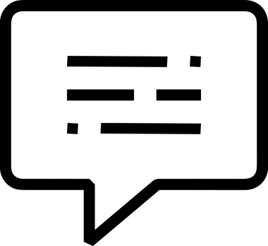 Siyah beyaz yorum simgesi, şeffaf arkaplan ile PNG biçiminde sunulmuştur. Basit ve minimalist tasarım, UI / UX, web uygulamaları, geri bildirim bölümleri veya iletişim görselleri için mükemmel. Çok yönlü dijital kullanım için temiz satırlar