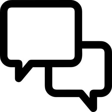 Siyah beyaz yorum simgesi, şeffaf arkaplan ile PNG biçiminde sunulmuştur. Basit ve minimalist tasarım, UI / UX, web uygulamaları, geri bildirim bölümleri veya iletişim görselleri için mükemmel. Çok yönlü dijital kullanım için temiz satırlar