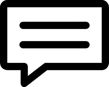 Siyah beyaz yorum simgesi, şeffaf arkaplan ile PNG biçiminde sunulmuştur. Basit ve minimalist tasarım, UI / UX, web uygulamaları, geri bildirim bölümleri veya iletişim görselleri için mükemmel. Çok yönlü dijital kullanım için temiz satırlar