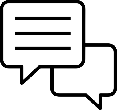 Siyah beyaz yorum simgesi, şeffaf arkaplan ile PNG biçiminde sunulmuştur. Basit ve minimalist tasarım, UI / UX, web uygulamaları, geri bildirim bölümleri veya iletişim görselleri için mükemmel. Çok yönlü dijital kullanım için temiz satırlar