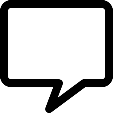 Siyah beyaz yorum simgesi, şeffaf arkaplan ile PNG biçiminde sunulmuştur. Basit ve minimalist tasarım, UI / UX, web uygulamaları, geri bildirim bölümleri veya iletişim görselleri için mükemmel. Çok yönlü dijital kullanım için temiz satırlar