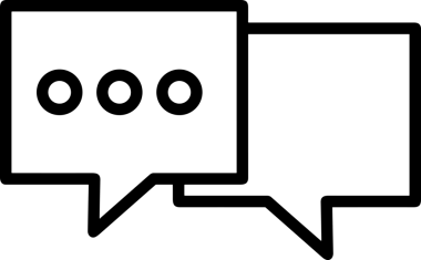 Siyah beyaz yorum simgesi, şeffaf arkaplan ile PNG biçiminde sunulmuştur. Basit ve minimalist tasarım, UI / UX, web uygulamaları, geri bildirim bölümleri veya iletişim görselleri için mükemmel. Çok yönlü dijital kullanım için temiz satırlar