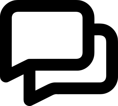 Siyah beyaz yorum simgesi, şeffaf arkaplan ile PNG biçiminde sunulmuştur. Basit ve minimalist tasarım, UI / UX, web uygulamaları, geri bildirim bölümleri veya iletişim görselleri için mükemmel. Çok yönlü dijital kullanım için temiz satırlar