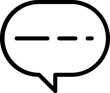 Siyah beyaz yorum simgesi, şeffaf arkaplan ile PNG biçiminde sunulmuştur. Basit ve minimalist tasarım, UI / UX, web uygulamaları, geri bildirim bölümleri veya iletişim görselleri için mükemmel. Çok yönlü dijital kullanım için temiz satırlar