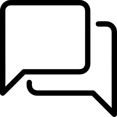 Siyah beyaz yorum simgesi, şeffaf arkaplan ile PNG biçiminde sunulmuştur. Basit ve minimalist tasarım, UI / UX, web uygulamaları, geri bildirim bölümleri veya iletişim görselleri için mükemmel. Çok yönlü dijital kullanım için temiz satırlar