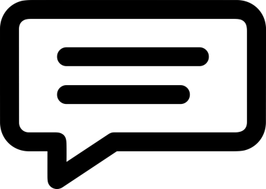 Siyah beyaz yorum simgesi, şeffaf arkaplan ile PNG biçiminde sunulmuştur. Basit ve minimalist tasarım, UI / UX, web uygulamaları, geri bildirim bölümleri veya iletişim görselleri için mükemmel. Çok yönlü dijital kullanım için temiz satırlar