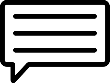 Siyah beyaz yorum simgesi, şeffaf arkaplan ile PNG biçiminde sunulmuştur. Basit ve minimalist tasarım, UI / UX, web uygulamaları, geri bildirim bölümleri veya iletişim görselleri için mükemmel. Çok yönlü dijital kullanım için temiz satırlar