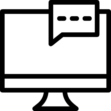 Siyah beyaz yorum simgesi, şeffaf arkaplan ile PNG biçiminde sunulmuştur. Basit ve minimalist tasarım, UI / UX, web uygulamaları, geri bildirim bölümleri veya iletişim görselleri için mükemmel. Çok yönlü dijital kullanım için temiz satırlar