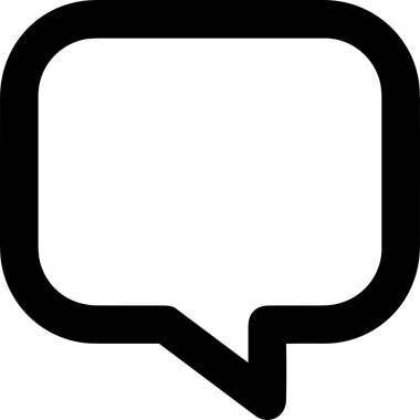 Siyah beyaz yorum simgesi, şeffaf arkaplan ile PNG biçiminde sunulmuştur. Basit ve minimalist tasarım, UI / UX, web uygulamaları, geri bildirim bölümleri veya iletişim görselleri için mükemmel. Çok yönlü dijital kullanım için temiz satırlar