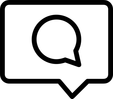 Siyah beyaz yorum simgesi, şeffaf arkaplan ile PNG biçiminde sunulmuştur. Basit ve minimalist tasarım, UI / UX, web uygulamaları, geri bildirim bölümleri veya iletişim görselleri için mükemmel. Çok yönlü dijital kullanım için temiz satırlar