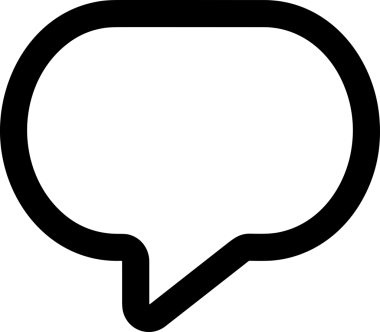 Siyah beyaz yorum simgesi, şeffaf arkaplan ile PNG biçiminde sunulmuştur. Basit ve minimalist tasarım, UI / UX, web uygulamaları, geri bildirim bölümleri veya iletişim görselleri için mükemmel. Çok yönlü dijital kullanım için temiz satırlar