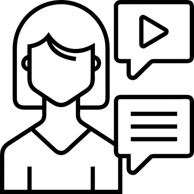 Siyah beyaz yorum simgesi, şeffaf arkaplan ile PNG biçiminde sunulmuştur. Basit ve minimalist tasarım, UI / UX, web uygulamaları, geri bildirim bölümleri veya iletişim görselleri için mükemmel. Çok yönlü dijital kullanım için temiz satırlar