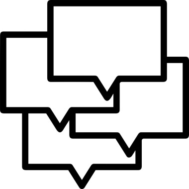 Siyah beyaz yorum simgesi, şeffaf arkaplan ile PNG biçiminde sunulmuştur. Basit ve minimalist tasarım, UI / UX, web uygulamaları, geri bildirim bölümleri veya iletişim görselleri için mükemmel. Çok yönlü dijital kullanım için temiz satırlar