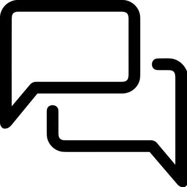 Siyah beyaz yorum simgesi, şeffaf arkaplan ile PNG biçiminde sunulmuştur. Basit ve minimalist tasarım, UI / UX, web uygulamaları, geri bildirim bölümleri veya iletişim görselleri için mükemmel. Çok yönlü dijital kullanım için temiz satırlar