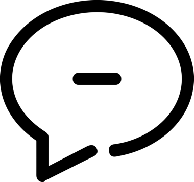 Siyah beyaz yorum simgesi, şeffaf arkaplan ile PNG biçiminde sunulmuştur. Basit ve minimalist tasarım, UI / UX, web uygulamaları, geri bildirim bölümleri veya iletişim görselleri için mükemmel. Çok yönlü dijital kullanım için temiz satırlar