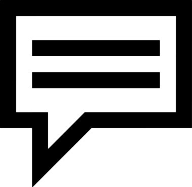 Siyah beyaz yorum simgesi, şeffaf arkaplan ile PNG biçiminde sunulmuştur. Basit ve minimalist tasarım, UI / UX, web uygulamaları, geri bildirim bölümleri veya iletişim görselleri için mükemmel. Çok yönlü dijital kullanım için temiz satırlar