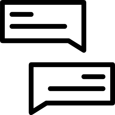 Siyah beyaz yorum simgesi, şeffaf arkaplan ile PNG biçiminde sunulmuştur. Basit ve minimalist tasarım, UI / UX, web uygulamaları, geri bildirim bölümleri veya iletişim görselleri için mükemmel. Çok yönlü dijital kullanım için temiz satırlar