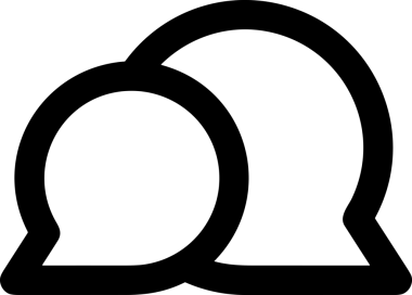 Siyah beyaz yorum simgesi, şeffaf arkaplan ile PNG biçiminde sunulmuştur. Basit ve minimalist tasarım, UI / UX, web uygulamaları, geri bildirim bölümleri veya iletişim görselleri için mükemmel. Çok yönlü dijital kullanım için temiz satırlar
