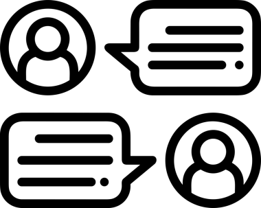 Siyah beyaz yorum simgesi, şeffaf arkaplan ile PNG biçiminde sunulmuştur. Basit ve minimalist tasarım, UI / UX, web uygulamaları, geri bildirim bölümleri veya iletişim görselleri için mükemmel. Çok yönlü dijital kullanım için temiz satırlar